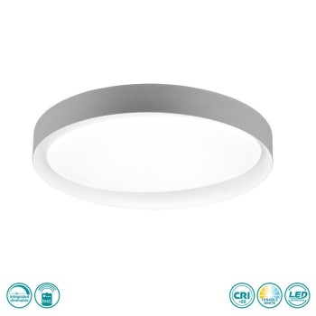 RL Lighting - Felis Φωτιστικό Οροφής LED (2700-6500K) Γκρι ΚΩΔ.-R62712411