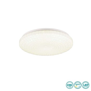 RL Lighting -Vega Φωτιστικό Οροφής LED Λευκό (3000K) ΚΩΔ.-R64311101