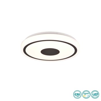 RL Lighting - Bunda Φωτιστικό Οροφής LED 3000K Μαύρο Ματ ΚΩΔ.-R64361132