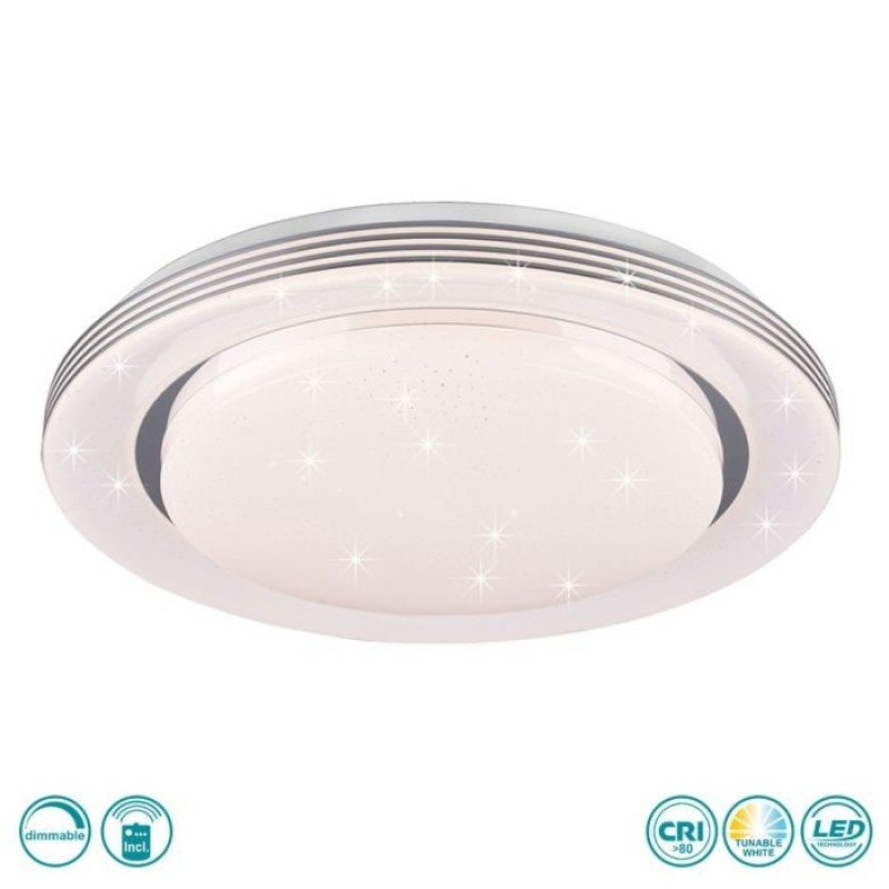 RL Lighting - Atria Φωτιστικό Οροφής LED 3000 - 6000K ΚΩΔ.-R67041900