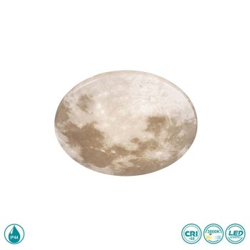 RL Lighting - Moonika Φωτιστικό Οροφής LED 3000K με Καφέ Αποχρώσεις ΚΩΔ.-R62764000