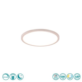 RL Lighting - Aureo Φωτιστικό Οροφής LED 3000 - 6000K Λευκό Ματ ΚΩΔ.-R64371131