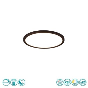 RL Lighting - Aureo Φωτιστικό Οροφής LED 3000 - 6000K Μαύρο Ματ ΚΩΔ.-R64371132