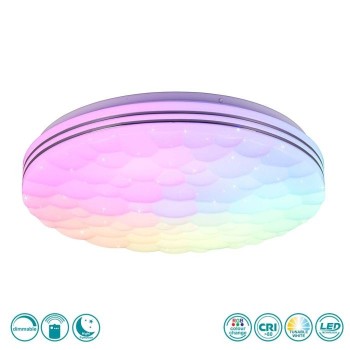 RL Lighting - Tiger Φωτιστικό Οροφής LED 2700 - 6000K ΚΩΔ.-R67131100