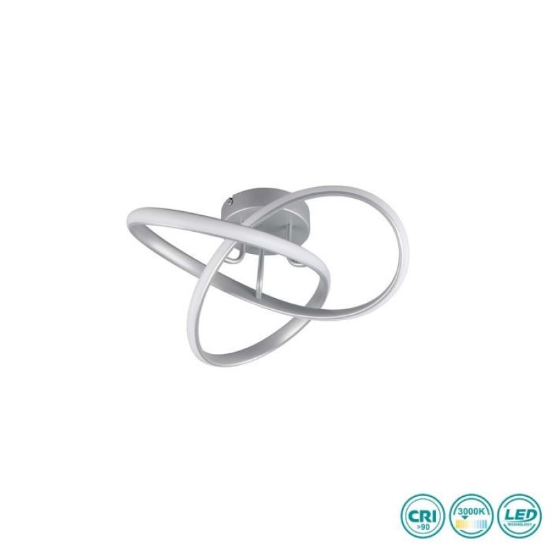 RL Lighting - Meo Φωτιστικό Οροφής LED 3000K Γκρι Τιτανίου ΚΩΔ.-R62101187