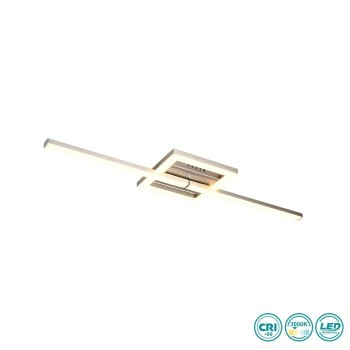RL Lighting - Viale Φωτιστικό Οροφής LED 3000K Νίκελ Ματ ΚΩΔ.-R67303107