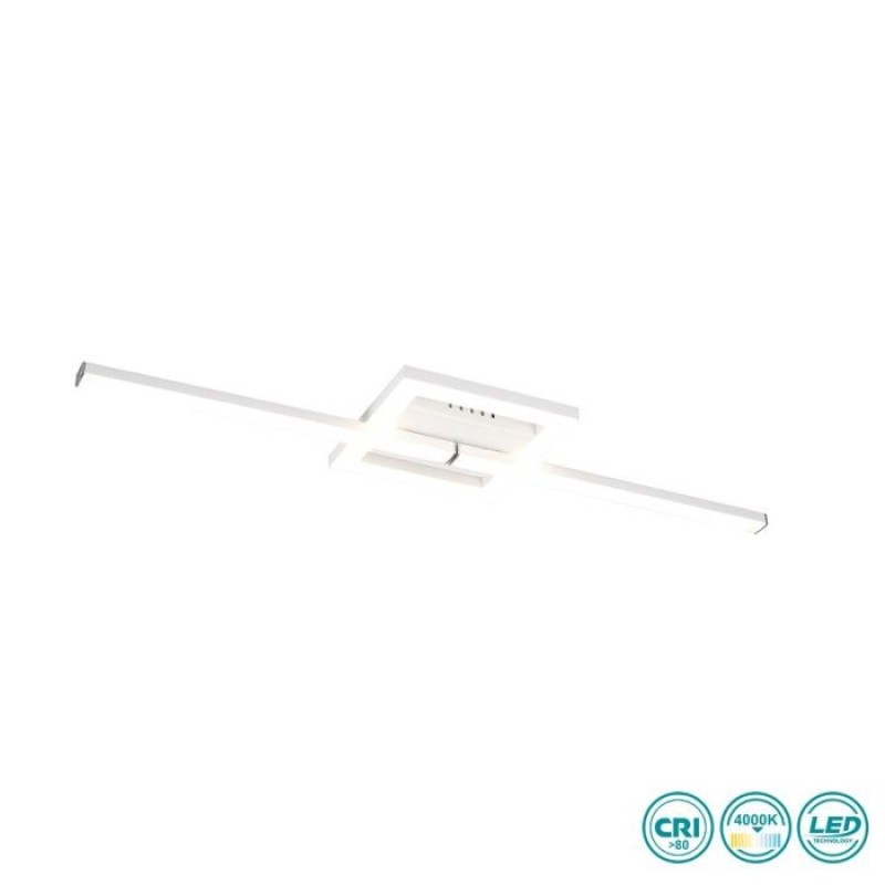 RL Lighting - Viale Φωτιστικό Οροφής LED 4000K Λευκό Ματ ΚΩΔ.- R67303131