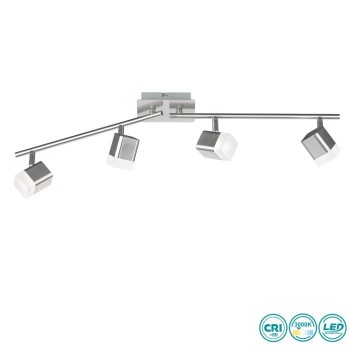 RL Lighting - Roubaix Φωτιστικό οροφής Σποτ LED 3000K Νίκελ Ματ ΚΩΔ.-R82154107
