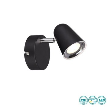 RL Lighting - Toulouse Επιτοίχιο φωτιστικό LED 3000K Μαύρο ΚΩΔ.-R82121132