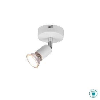 RL Lighting - Paris Επιτοίχιο φωτιστικό Σποτ 1xGU10 Λευκό Ματ ΚΩΔ.-R80911031
