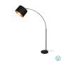 RL Lighting - Bolivia Φωτιστικό Δαπέδου 1xE27 Μαύρο Ματ ΚΩΔ.-R40081080