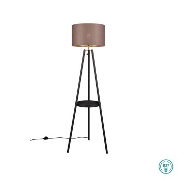 RL Lighting - Colette Φωτιστικό Δαπέδου 1x E27 Μαύρο Ματ ΚΩΔ.-R41561032