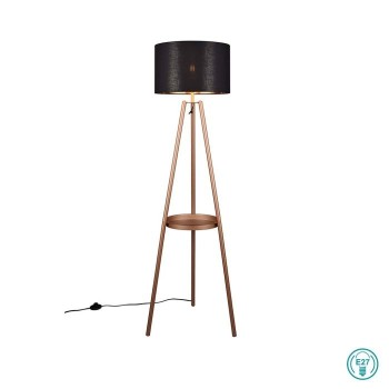 RL Lighting - Colette Φωτιστικό Δαπέδου 1x E27 Μαύρο Ματ ΚΩΔ.-R41561065