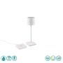 RL Lighting - Fernandez Φωτιστικό Επιτραπέζιο Στεγανό Επαναφορτιζόμενο LED Λευκό Ματ ΚΩΔ.-R54096131