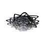 SLAMP-Aurora Large Φωτιστικό οροφής (Ε27) ΚΩΔ.-AURCL00BLK00000000EU-SL0051