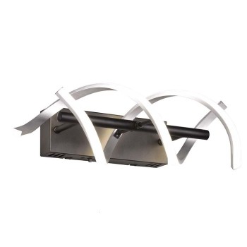 TRIO LIGHTING - Sequence Επιτοίχιο φωτιστικό LED Βουρτσιστό Αλουμίνιο-Μαύρο Ματ ΚΩΔ.-241810205