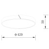Sunlight - ΟΡΟΦΗΣ ΦΩΤΙΣΤΙΚΟ LED-ΠΛΑΦΟΝΙΕΡΑ-ΚΩΔ. AGLIO-40-BK