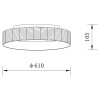 Sunlight - ΟΡΟΦΗΣ ΦΩΤΙΣΤΙΚΟ LED-ΠΛΑΦΟΝΙΕΡΑ-ΚΩΔ. FORTE-60-Y